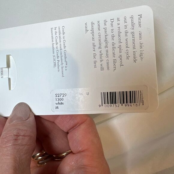 NWT Wolford Aurora Pure Top White M 52729 Biodegradable Skinwear Cradle to Cradl - Picture 14 of 15